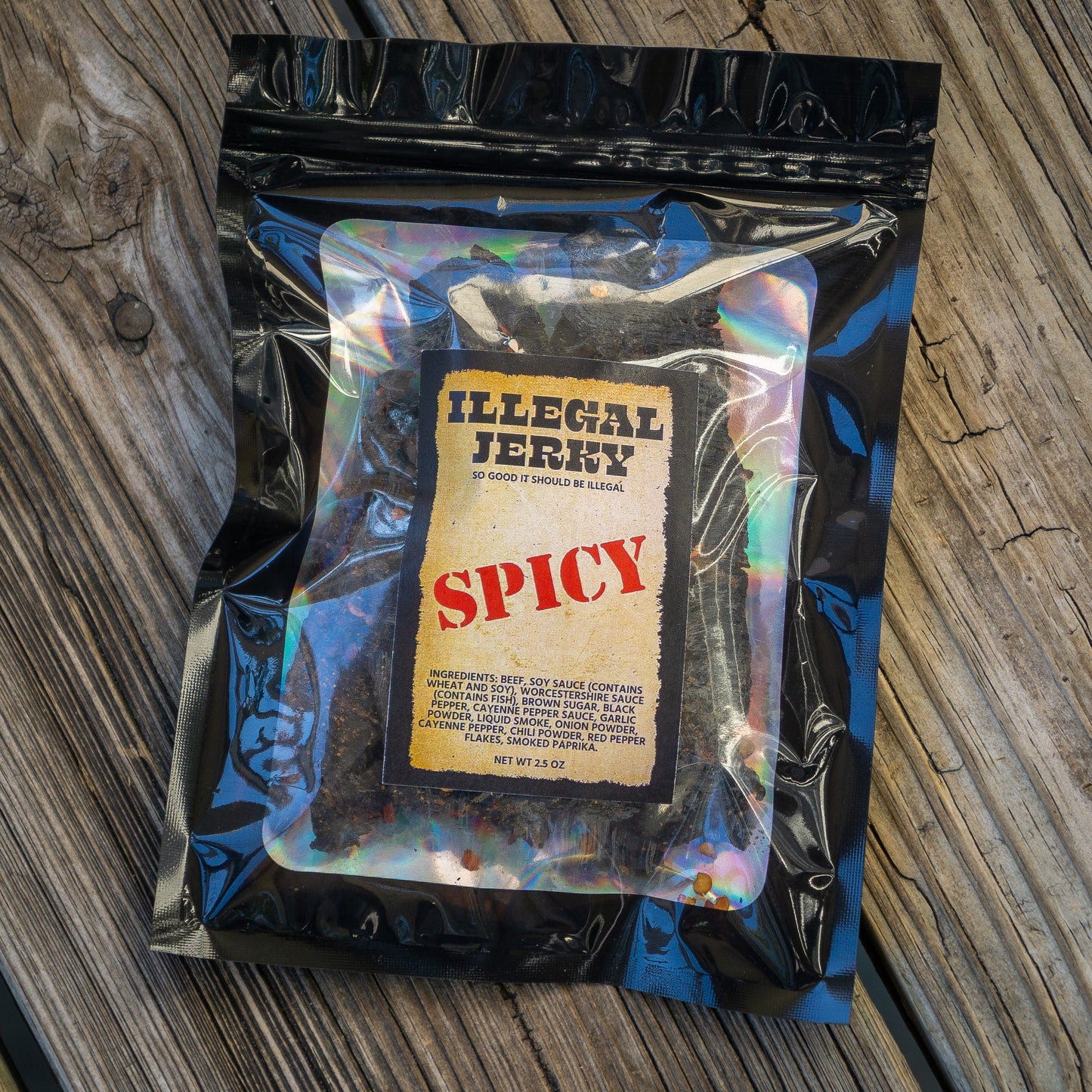 Illegal Jerky - Spicy 2.5 oz