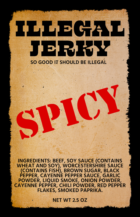 Illegal Jerky - Spicy 2.5 oz